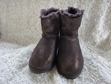 EMU Australia Women's Shimmering Bronze Suede Sheepskin Lined Boots Size UK 6