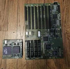 Rare ZEOS UPGRADABLE MODULAR SYSTEM BOARD w/ 82485MB-33 485 Turbocache L2 Cache