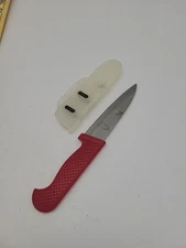 Joyce Chen Red Plastic Sushi / Bento Knife Approximately 4”