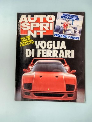 AUTOSPRINT 31-1987 FERRARI-PIQUET-CHRIS AMON-BOBBY RAHAL-AUDI SPORT QUATTRO S1
