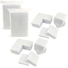 Cotton 2-1/4" Gun Cleaning Patches 9mm .357 .38 .40 .45 Caliber Pistol Rifle ...