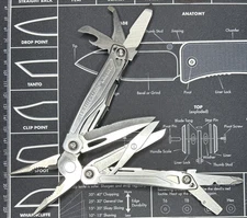 Leatherman Wingman Multi Tool Stainless Steel Made in USA W/Clip VGUC BOD 1221