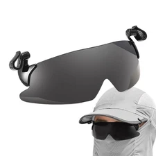 Polarized Clip Cap Sunglasses UV Protection Climbing Sports Eyeglasses Unisex