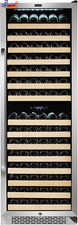 1642Dza 164 Bottle Built In Stainless Steel Dual Zone Compressor Wine Refrigerat