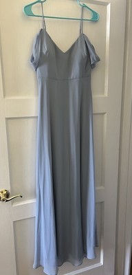 Birdy Grey Women's Devin Convertible Chiffon Maxi Dusty Blue XS Bridesmaid  Dress | eBay