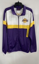G-III NBA Men's Los Angeles Lakers Purple White Track Jacket NWT Sz M