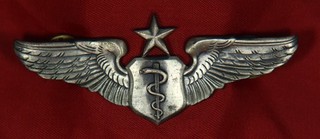 Post World War 2 WWII Air Corps Force Sterling Senior Flight Surgeon Wings