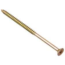 Multi Purpose Single Thread Screws 6.0 x 150mm Zinc Yellow Passivated Box 100