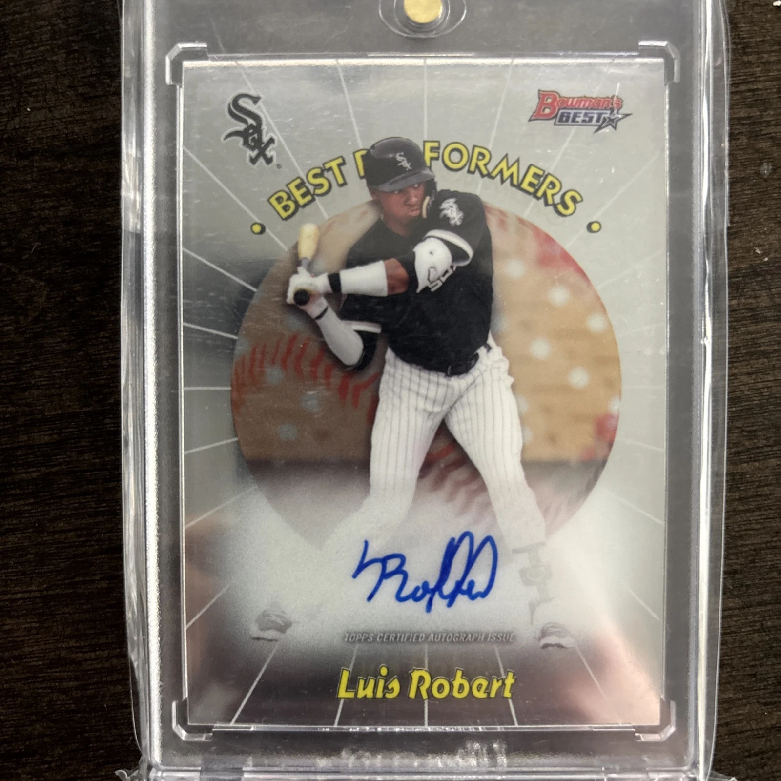 2018 Bowman's Best - 1998 Best Performers Autographs Luis Robert #98BPA-LR /150