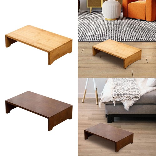 Wood Low Stool Furniture Multifunctional Step Stool for Couch Bathroom Desk - Picture 2 of 16