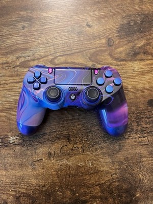HexGaming Spike PS4 Controller, 4 Back Buttons Tactile Triggers Chameleon Color