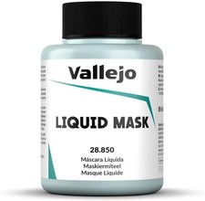 Acrylicos Vallejo 85 ml Liquid Mask 2.87 Fl Oz Pack of 1 , Clear