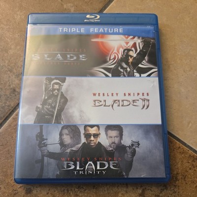 Blade, Blade 2, Blade Trinity Blu-ray. Triple Feature. very good condition. 