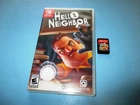 Hello Neighbor Nintendo Switch Game w/Case