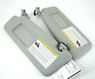 2013-2016 Audi A4 Sun Shade Visor Pair Left Right OEM Roof Illuminated