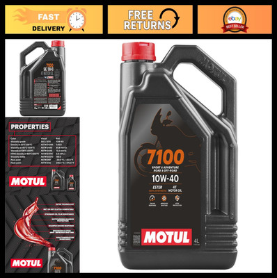 Full Synthetic 10W-40 Motorcycle Oil - Ester Technology, API SP, JASO MA2, 4L