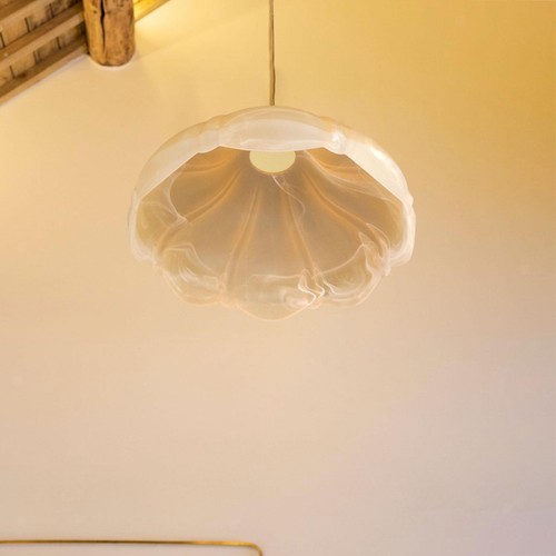 Glass Lampshade Replacement Pendant Light Lamp Shade Decoration Flower Lamp - Picture 1 of 5