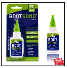Boot Glue - Quick Dry Boot Repair Formula Works in Seconds - Tough But Flexible