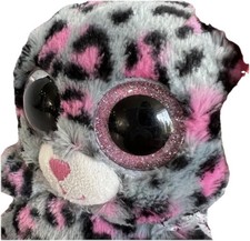 Beanie Baby Boo PEEK-A-BOO Plush Trixi Leopard Phone Holder Soft 5" Retired Ty