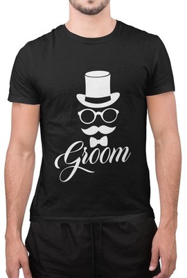 Tolles T-Shirt Bräutigam Paar Hochzeit Mann Frauen Unisex Neuheit Tumblr
