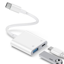 Apple iPhone 17 16 Pro Max USB C To USB OTG Cable Charger Adapter Converter