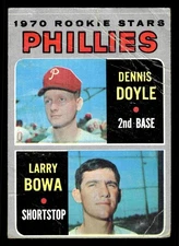 1970 Topps #539 Philadelphia Phillies Rookie Stars (Larry Bowa RC) - (Low Grade)