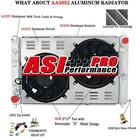 3 Row Radiator&Shroud Fan For 1997-2004 Ford Mustang GT SVT Cobra 4.6L 5.4L V8