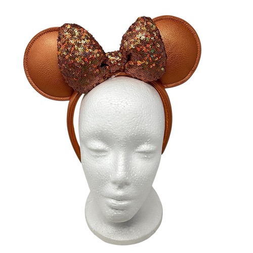 Disneyland Parks Pfirsich Punch Minnie Mouse Erwachsene Pailletten Ohren Stirnband - Bild 3 von 9