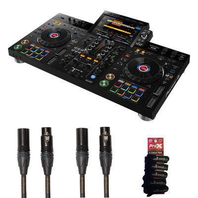 Pioneer DJ XDJ-RX3 All-In-One DJ System + 2 Gold Roland 25' XLRs