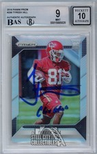 Tyreek Hill 2016 Panini Prizm Silver Auto
