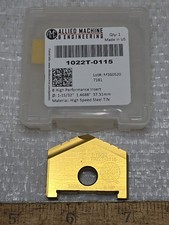 NIB 1022T-0115 1-15/32" ALLIED SPADE DRILL INSERT BIT. AMEC B HP TiN NEW 1.4688