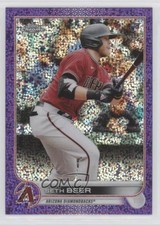 2022 Topps Chrome Purple Speckle Refractor 155/299 Seth Beer #186 8k4