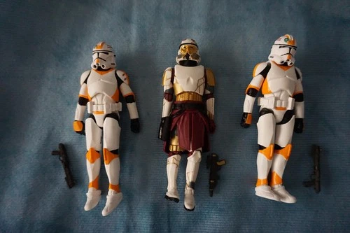 Star Wars 3.75 Vintage Collection TVC Captain Enoch & 212th Clone Waxer x2 loose