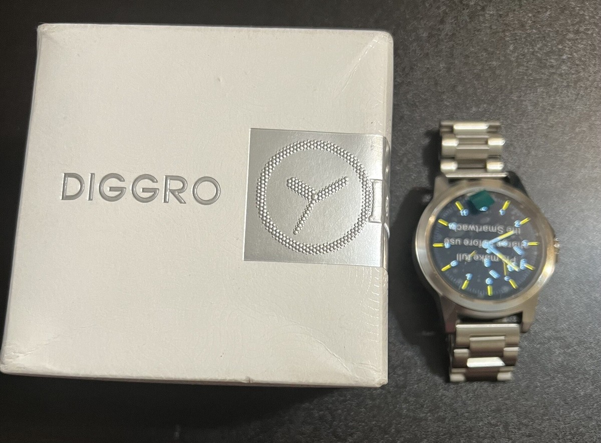 Diggro DI03 Plus Smart Watch IP67 Waterproof MTK2502C Open Box/ Z