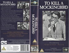 "To Kill A Mockingbird" PAL VHS VHR 1865 - Gregory Peck
