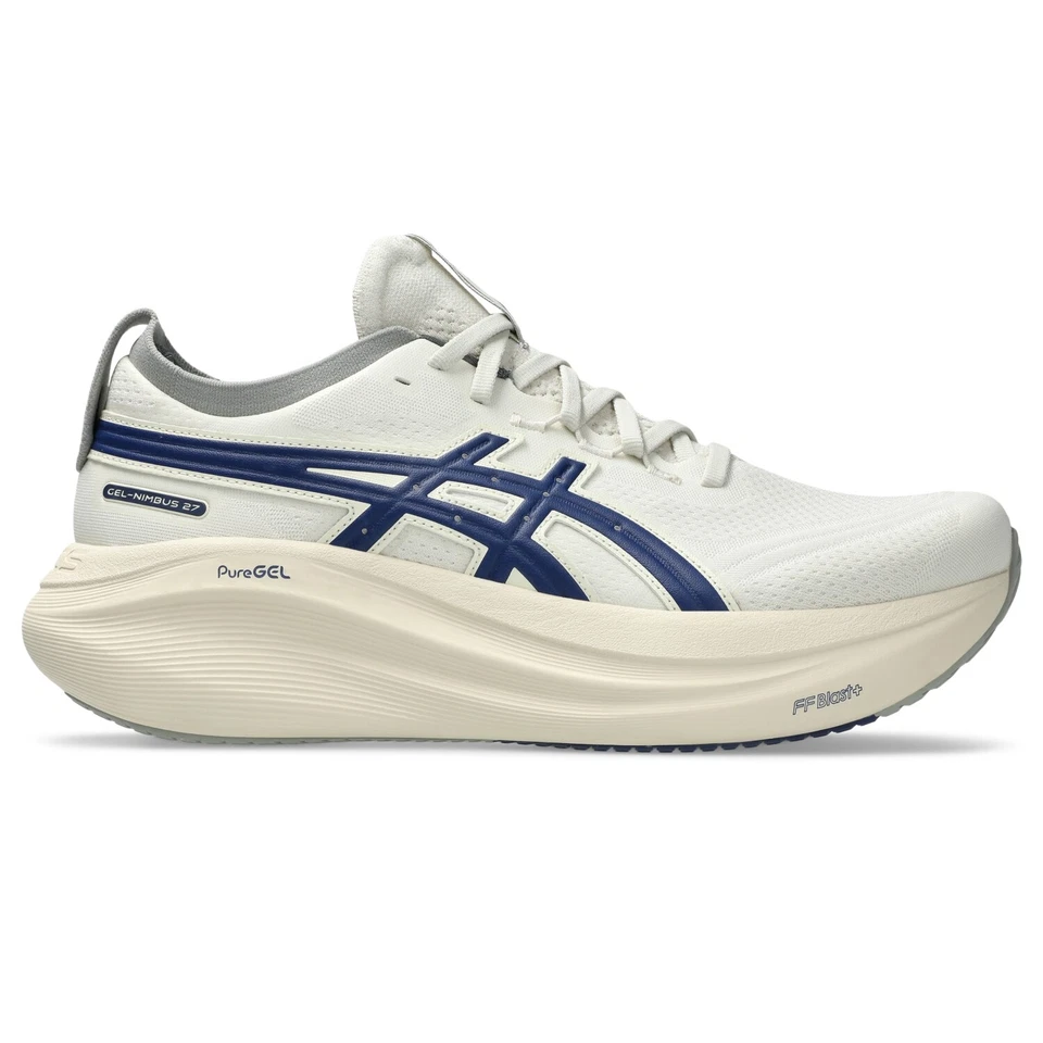 Asics Herren Gel-Nimbus 27 ATC Laufschuhe, Birch/Indigo Blue - Bild 2 von 4