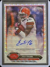 Josh Cribbs Auto - 2023 Topps Composite Chrome - Geometric Refractor #TCA-JC
