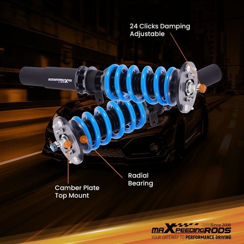 MaXpeedingrods T6 24 Way Coilovers Shock For BMW E39 Sedan RWD 525 528 530 540 - Picture 8 of 12