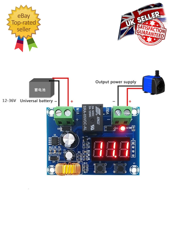 XH-M609 12-36V DC Output Battery Low Voltage Disconnect Protection Module Board - Picture 1 of 5