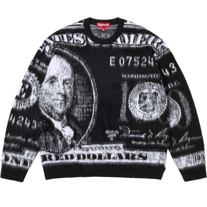 Pull noir Supreme Money