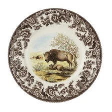 Spode Woodland Salad Plate - Bison - Great for Thanksgiving