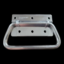 Furgocar 4 11/16" Polished Stainless Steel Chest Handle - Durable & Stylish