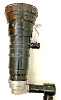 Angenieux 12-240 Zoom 16mm Cine Camera Lens long finder C Mount