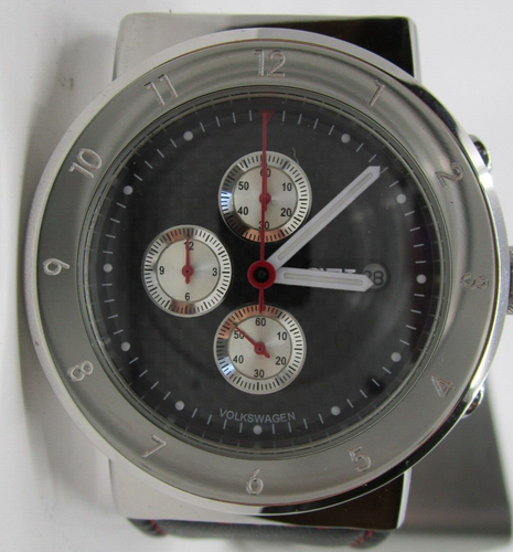 TA1323 GTI VOLKSWAGEN ZEIGERUHR CHRONOGRAPH SCHWARZ Ref 00V084038GTI - Bild 2 von 12