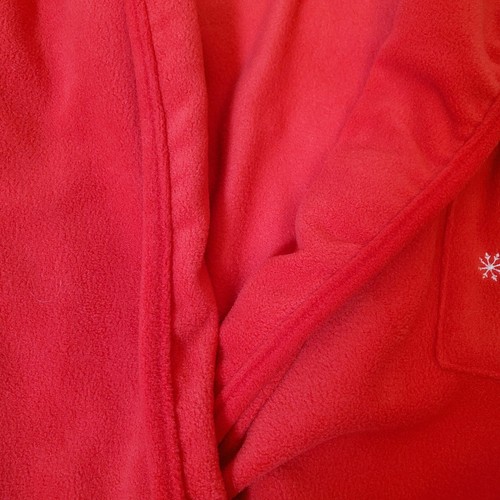 Heartstrings Kids Red Cozy Soft Fleece Tie Bathrobe Polar Bear Pockets SZ 7 - Picture 9 of 10