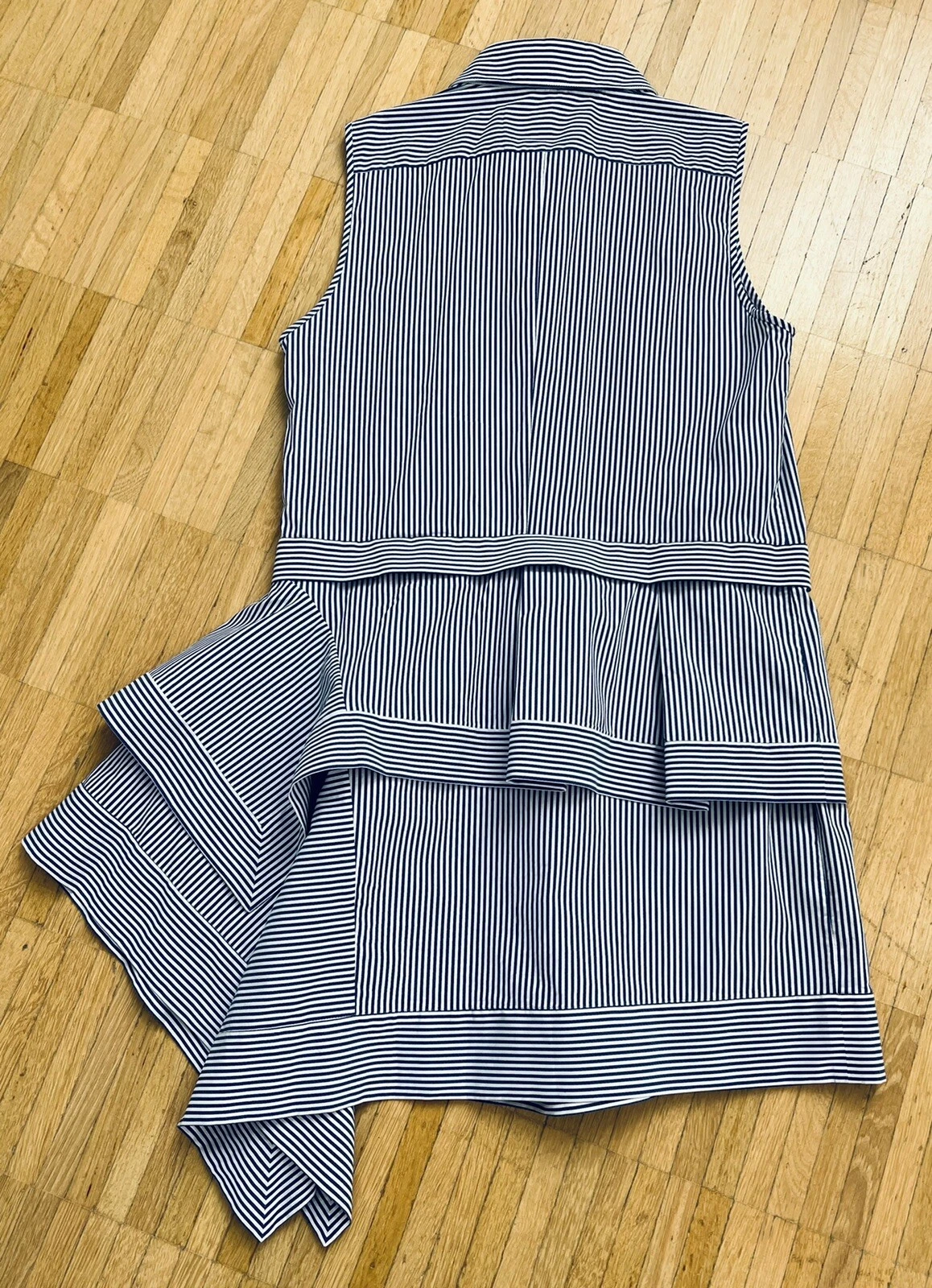 DSQUARED2 Orig. Camicia abito DSQUARED blu bianco a righe taglia 40 34 NP650 €