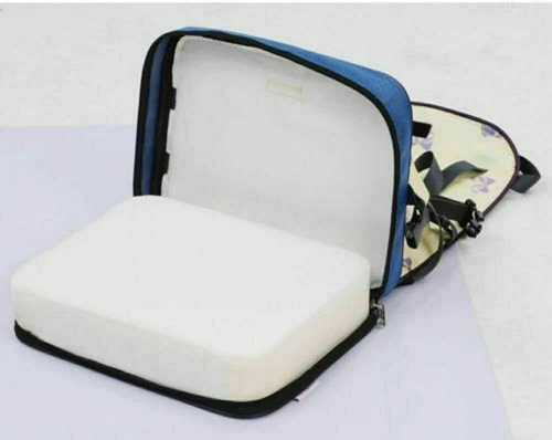 UK Portable Baby Dinning Booster Seat Travel High Chair Toddler Foldable Cushion - Imagen 7 de 16