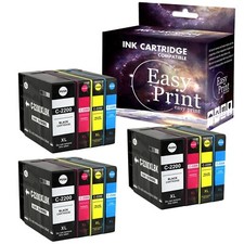 12PK PGI2200 Ink Cartridge for Canon Maxify MB5020 MB5120 MB5320,3B3C3M3Y