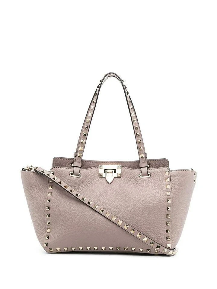 UhfmrShops, Valentino Garavani Rockstud trapeze tote bag