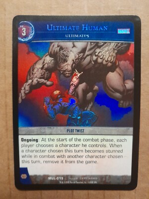 Ultimate Human 2007 VS System Marvel Ultimates Holo Promo MUL-015 MINT See Pics